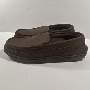 My‎ Slippers by My Pillow Moccasin Slippers Mens Size 9 Indoor Outdoor Brown